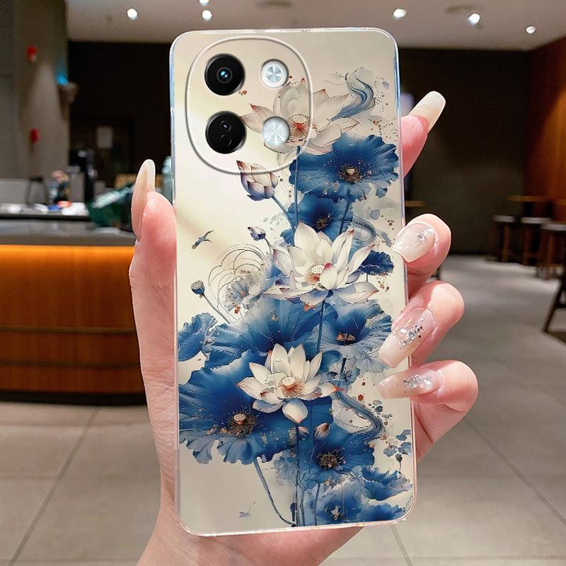 For Tecno Spark 30 5G Phone Case Cute Cartoon Dragon Patterns Soft TPU Silicone Transparent Casing For Tecno Spark 30 Shell Capa