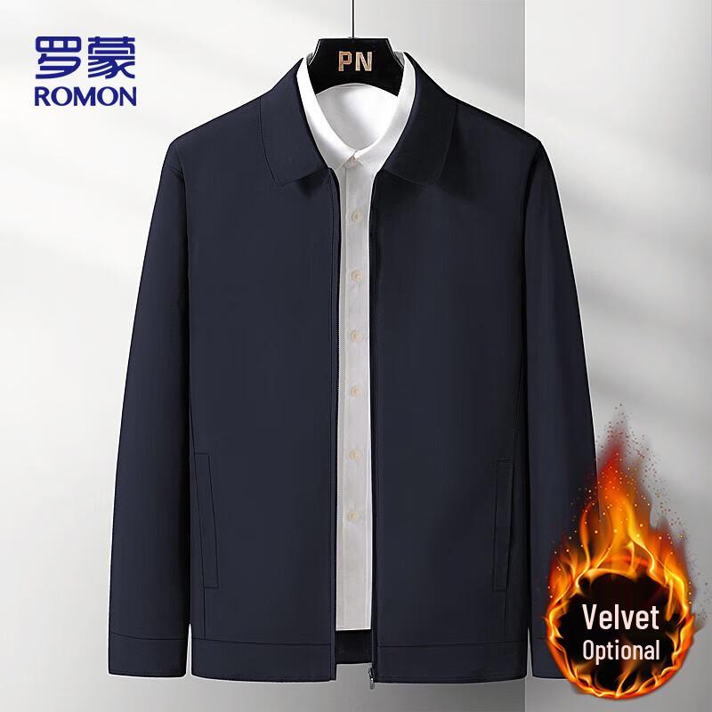 

ROMON Men s Business Casual Lapel Jacket JK36 3XL