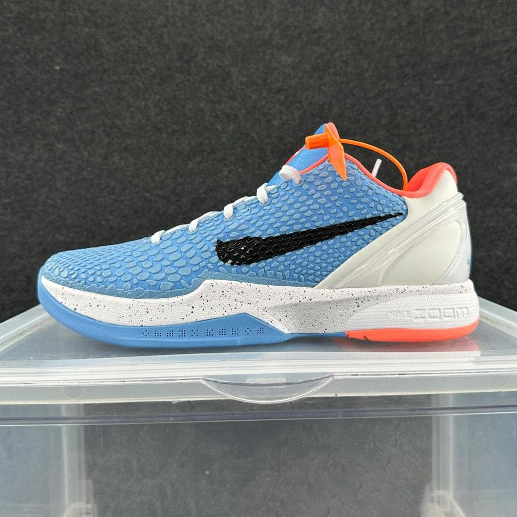 Genuine Kobe 6 Combat Basketball Shoes - Violent Orange, Full Mamba Replica, 6th Gen Men's Sports Shoes