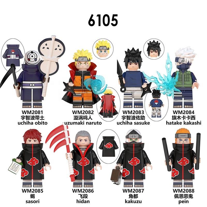 Minifiguren Naruto Collection Set zum Verkauf Uchiha Bausteine Actionfigur Blöcke Spielzeug