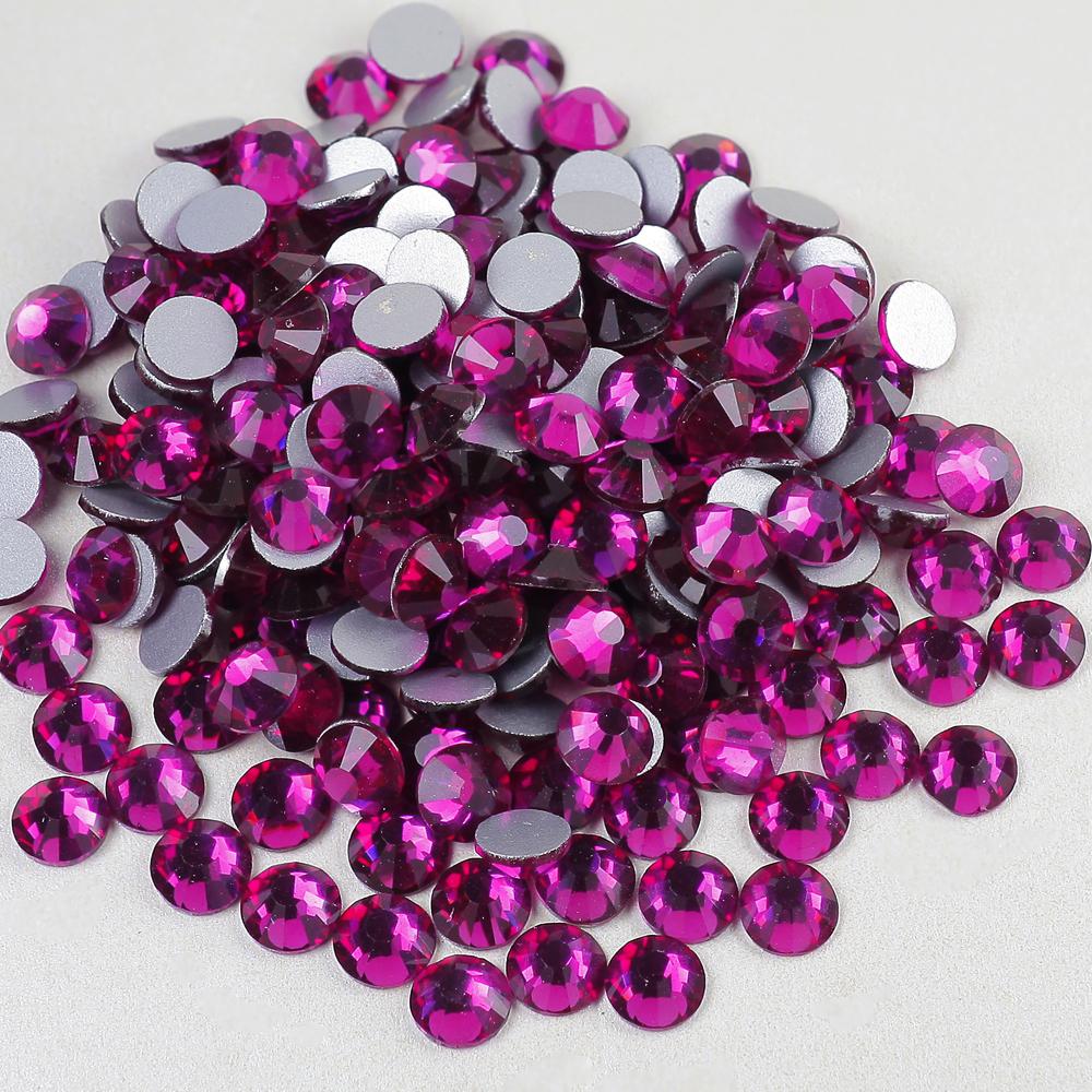 Crystal Ab Mixed Size Ss3-ss20 Bulk Package Non Hotfix Rhinestones Flat Back Rhinestones for Nail Art