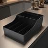 A multifunctional storage rack and box suitable for coffee shops, milk tea shops, dining bars, and bar counters