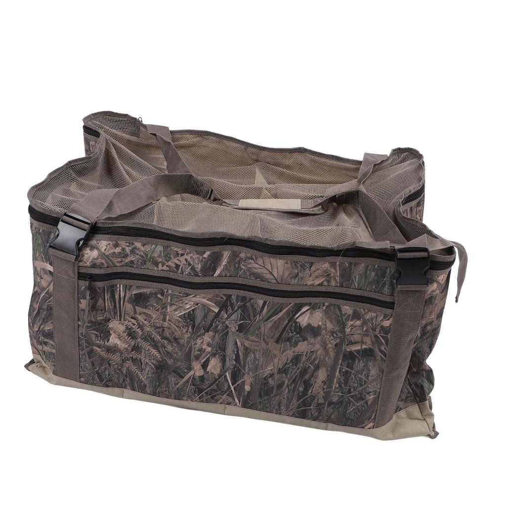 Taška na návnadu na kachnu Oxford Cloth 12 štěrbinová taška na návnadu na vodní ptactvo a husu s potahem ze síťoviny pro venkovní použití