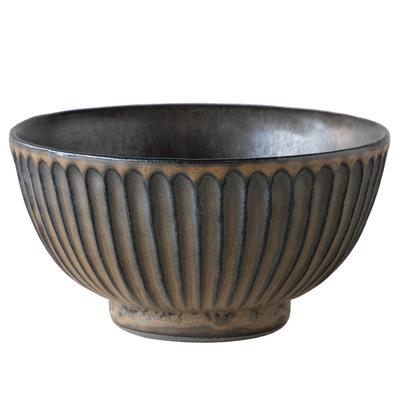 TAMAKI Rin Tea Diameter 12 X Height Bowl, Black, 6cm, Ceramic, 330ml, T-963876