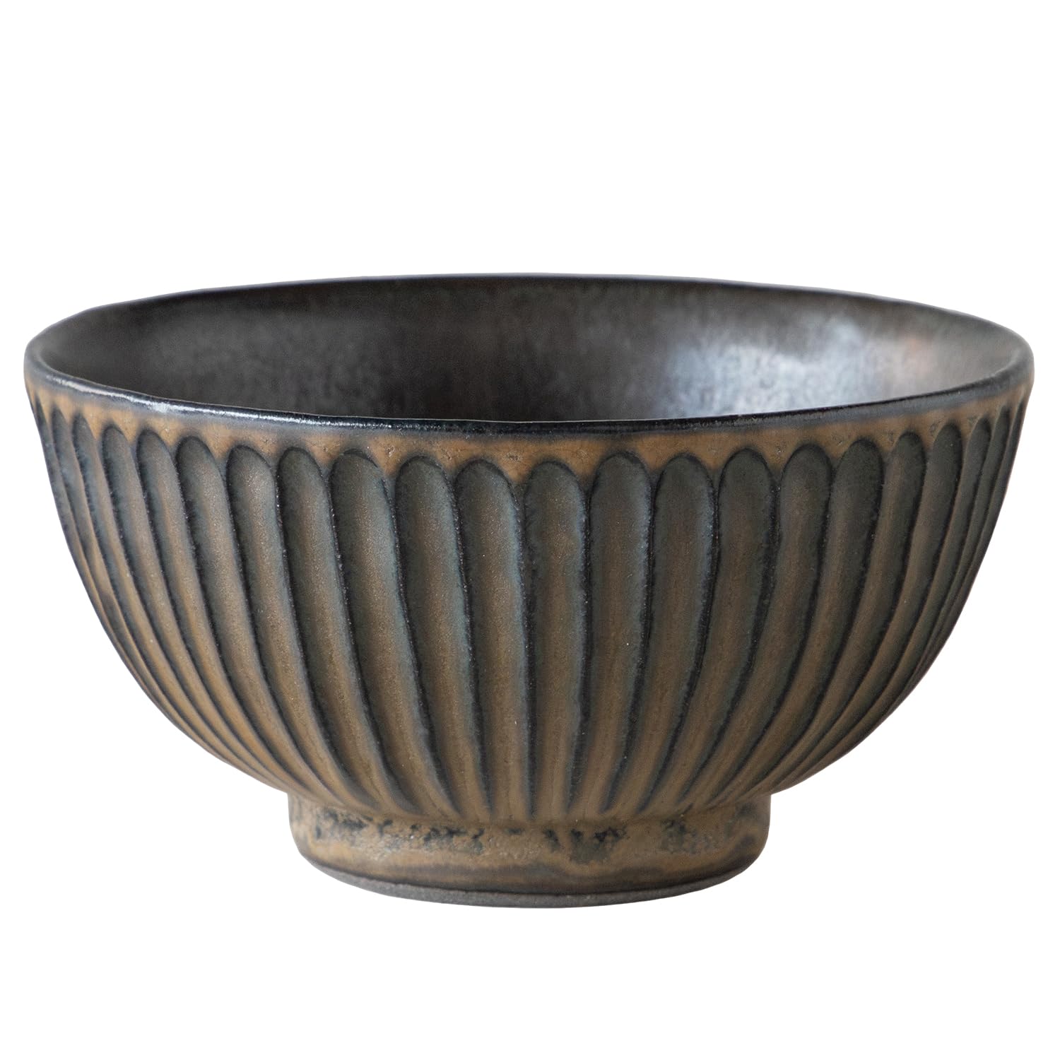 

TAMAKI Rin Tea Bowl Black Diameter 12x Height 6cm Pottery 330ml T-963876