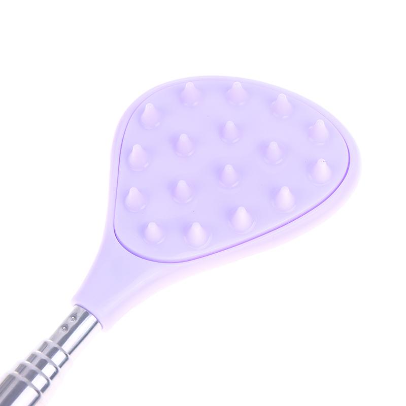 Extendable Cactus Back Scratcher With 2 Size Spikes Retractable One-Hand Itch Stick For Men & Women Portable Point Massage Stick