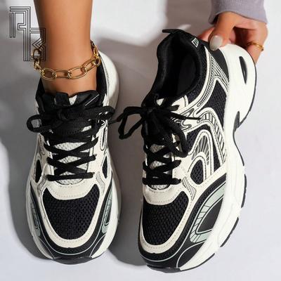 Autumn New Korean Version Couple Dad Shoes For Women, Student Casual Shoes Thick Soled Sports Shoes