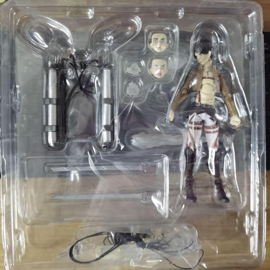 Attack on Titan: Captain Levi, Eren, and Mikasa Action Figures