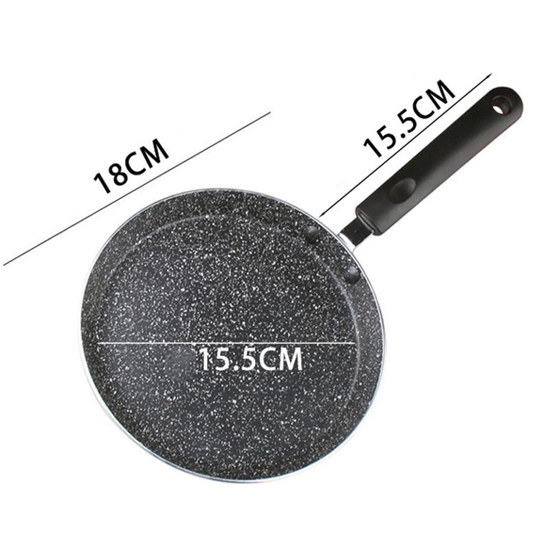 Non Stick Frying Pan 18/22/26CM Breakfast Pancake Egg Steak Frying Pot Pizza Panckae Pans With Handle Cooking Tool Cookware set