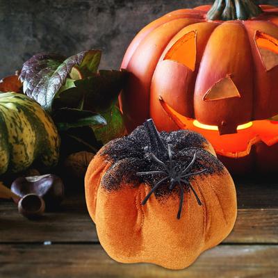 Artificial Pumpkin Desktop Ornament Crafts Birthday Gift Handmade Pumpkins Decoration Halloween