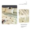 Summer Embroidery Silky Quilt Set – 4-Piece Bedding for Single/Double, Includes Bare Sleep & Air Conditioning Quilts