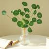 Artificial Flowers Silk Small Lotus Leaves Green Plants Garden Decor Simulation Money Leaf Plant Floral Auditorium Decoration