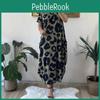 Womens Size Leopard New Plus Pocket Casual Loose Print Short Sleeved Dress