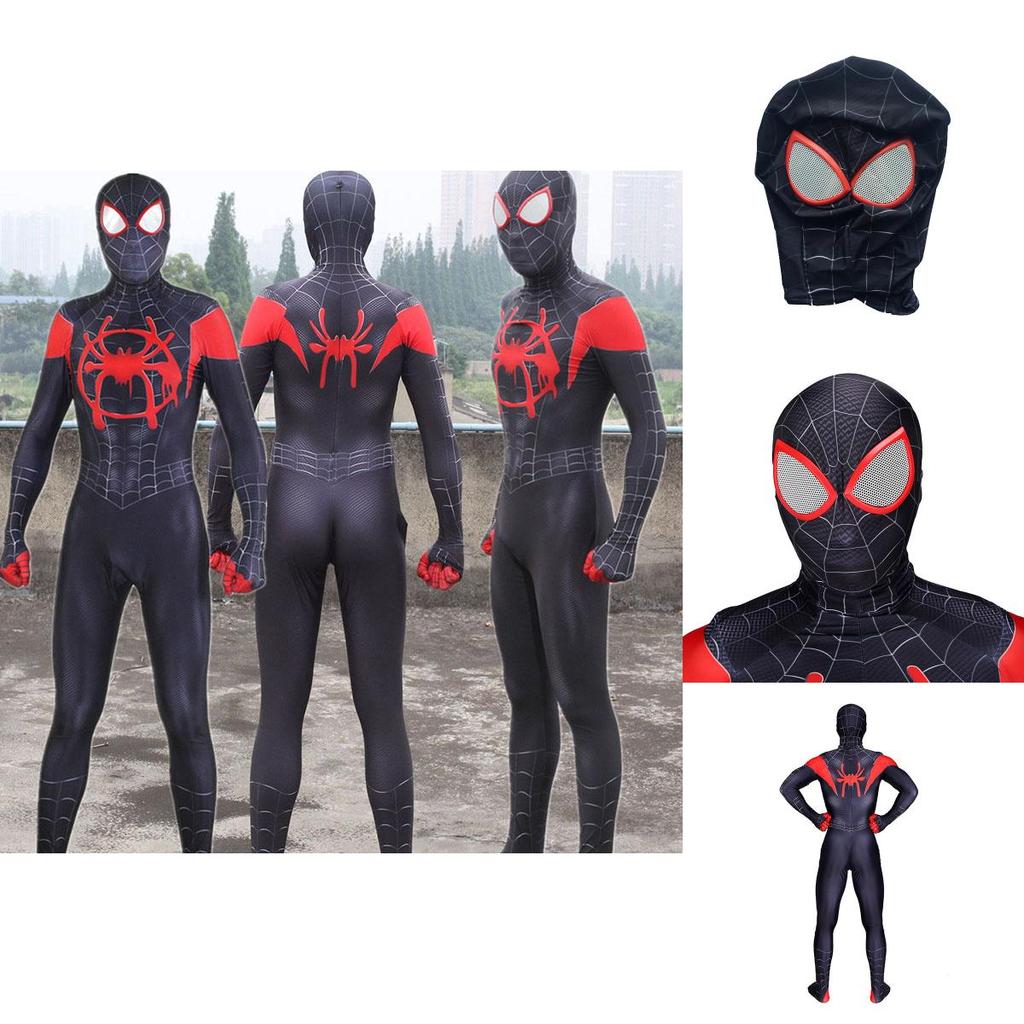 Spider-Man Into The Spider-verse Lycra Spandex Kinder Erwachsenenkostüm Mit Exquisitem Detail