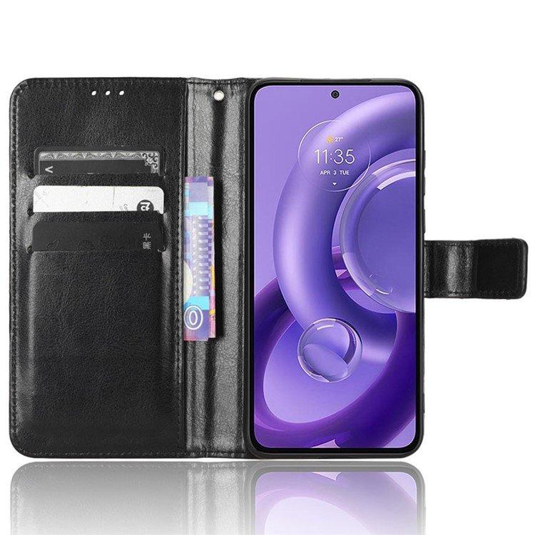 Wallet Case for Motorola Edge 30 Neo 5G, Black