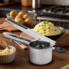 Stainless Steel Potato Masher with Replaceable Sieves for Baby Food and Kitchen Use