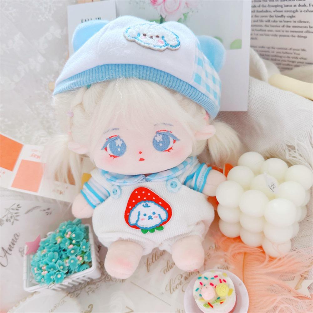 Strap Pants Cotton Doll Suit Dress Up Plush Dolls Clothes Cotton Doll Clothes Set Children's Gift
