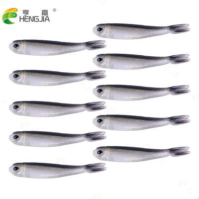 10 señuelos de pesca de 5,5 cm, señuelos blandos para pesca de carpas, cebos artificiales de silicona, artículos de pesca, señuelos para pesca