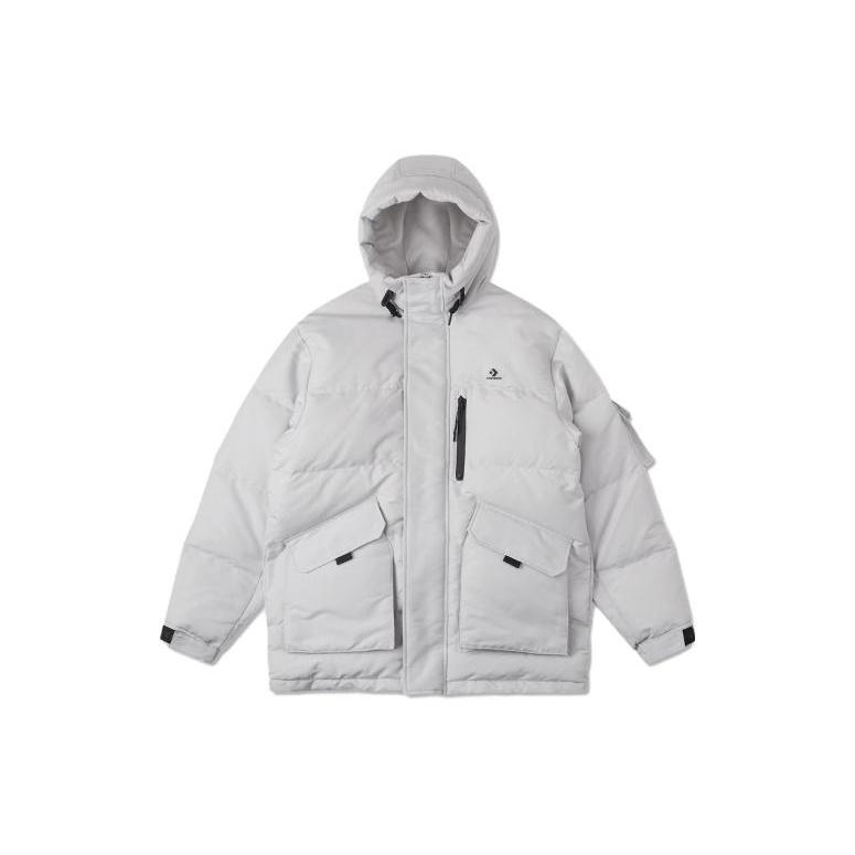 Converse Premium Mid Down Jacket Asia Sizing White Men s 10025249-A01 S