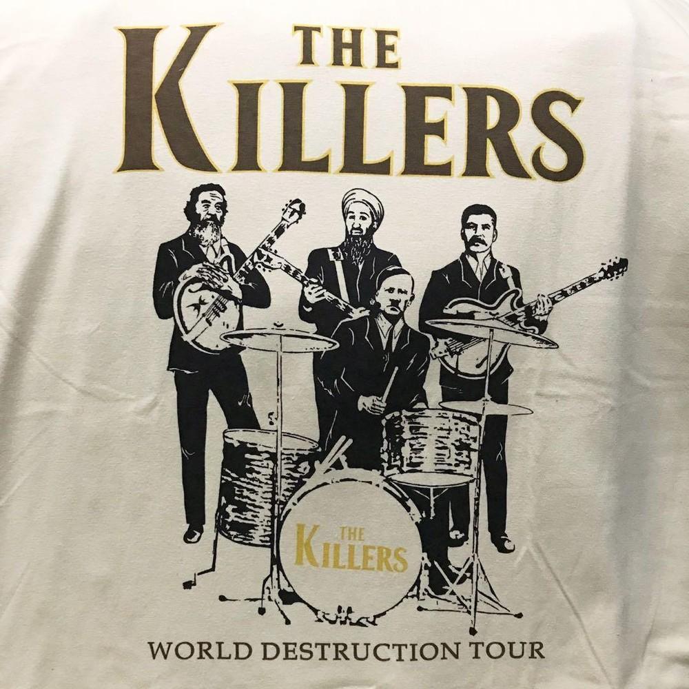 Футболка группы The Killers, Футболка унисекс группы The Killers S-5XL VM4708 S