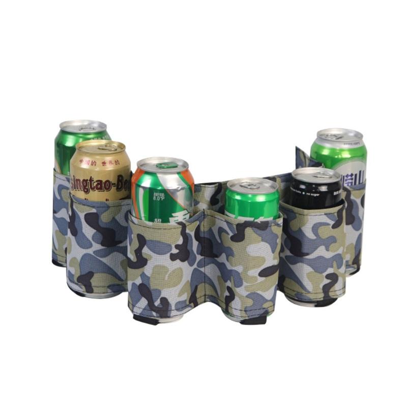 Adjustable Beer Waist Pack Beer Belt, 6 Pack Beer Holsters Beverages Belt Holder