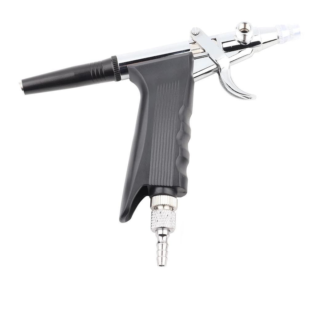 Yusat Multipurpose 2-Cup Side-Feed Spray Gun with Trigger for Airbrush Art Painting, 166