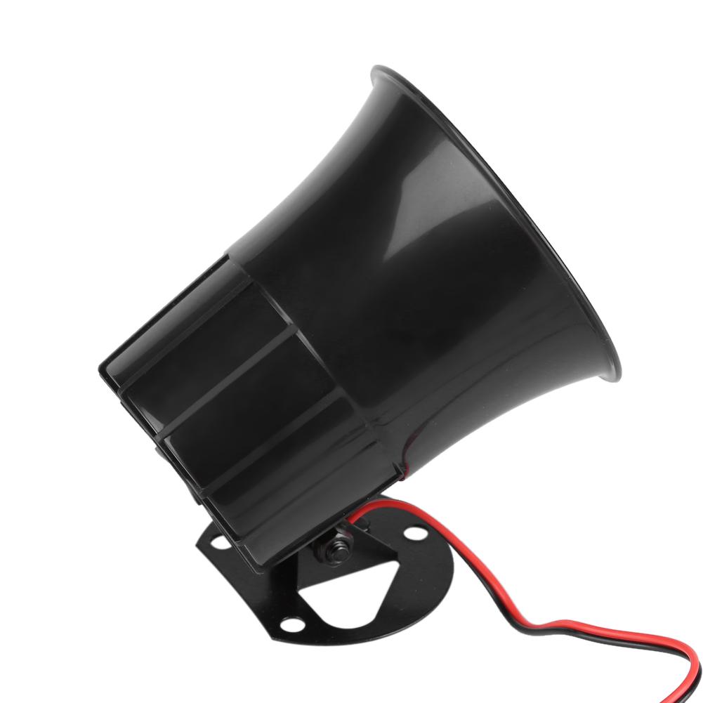 DC12V 15W Kabelgebundener Alarm Lauter Ton Hupe mit Halterung für Heim-Sicherheitssystem