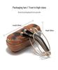 Baida Portable Folding Reading Glasses for Men & Women - Compact, Lightweight Lens for Presbyopia (Model 072)