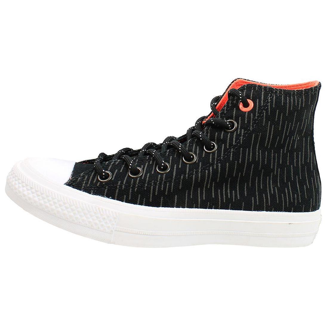 

Converse Chuck Taylor All Star II Hi Shield Удобные Простые Высокие Кеды из Канваса Мужские Кроссовки Черные 153532C 40
