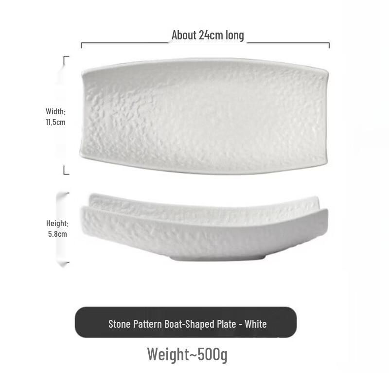 abay Rock Texture Ceramic Dinner Plate