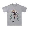 MIKU 2026 EUROPE EXPO Cartoon Print T Shirts Hatsune Comic Miku Music Fashion Clothing Cotton Comfortable Unisex Tee