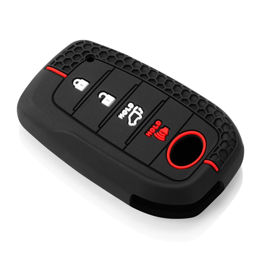 Silicone Auto Remote Car Key Case Cover For Toyota CHR Hilux Fortuner Land Cruiser 200 Camry Corolla Crown RAV4 Highland