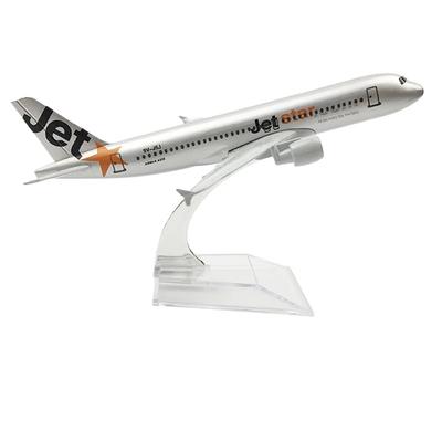 16CM Diecast Jetstar Airlines A320 Model Plane 6Inch Metal Alloy Diecast Airplane Souvenir Collection Plane Toy