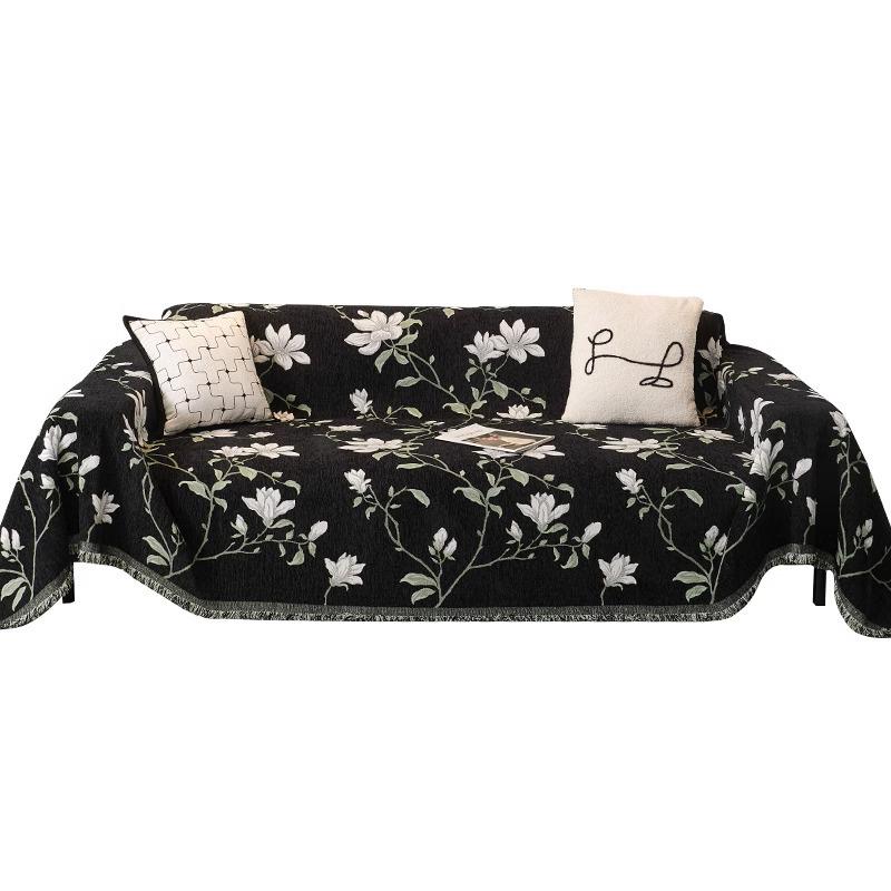 Mid-Century Chenille Sofa Throw: All-Season, Anti-Scratch Sofa Cover Protector