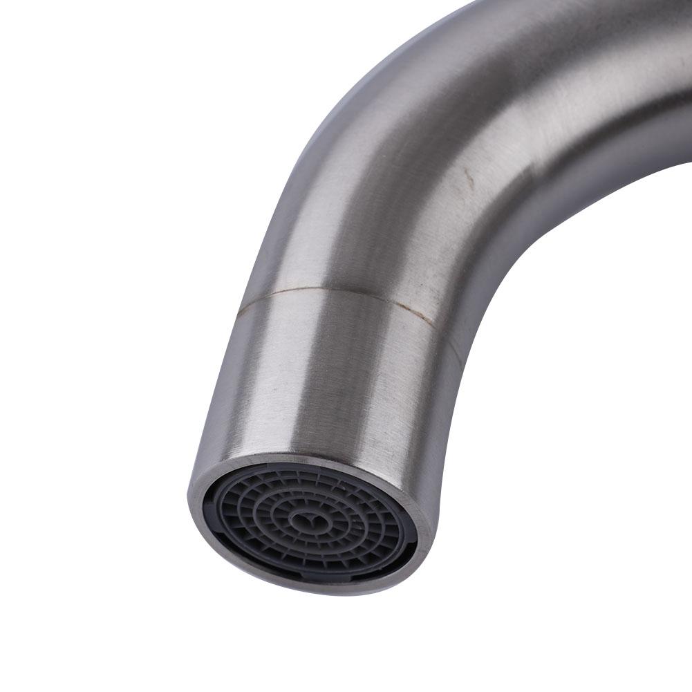 Rubinetto per Bagno Rubinetto per Lavabo Acqua Fredda Argento Spazzolato