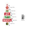 Christmas Themed Door Hanger With Lanyard Paper Hanging Pendant For Indoor And Outdoor Festival Home Decoration
