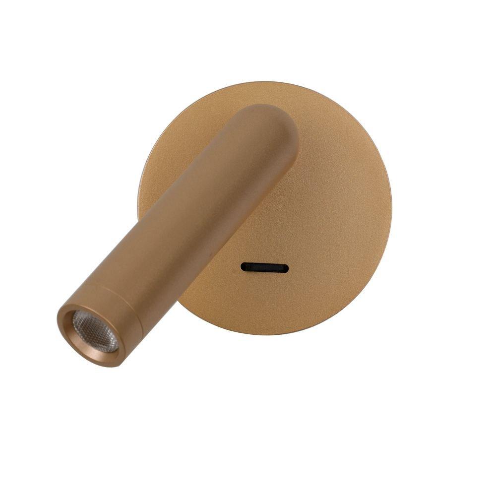 LED-Wandleuchte 2,5W mit Reflektor und Schalter CARDA WL-64834-1-GD Italux