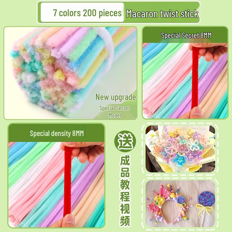 Macaron Twisty Sticks DIY Craft Kit