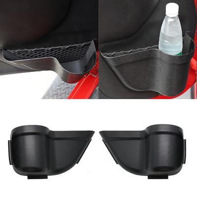 Front Car Door Storage Box for Jeep Wrangler JK 2011-2017 Organizer Net Holder Pockets Stowing Tidying Interior Accessories ABS