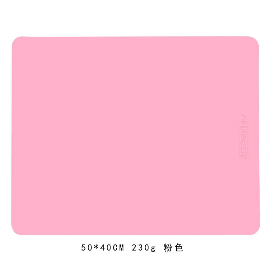 

50X40см Толстый силиконовый коврик для выпечки Лист Очень большой коврик для выпечки для раскатывания теста Макаронс Тесто для пиццы Антипригарный коврик Кондитерский розовый