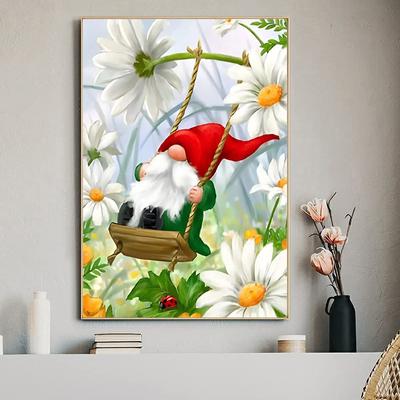 5D-Diamantgemälde zum Selbermachen, Gartenschaukel, Cartoon-Figur, Kreuzstich-Set, voller Diamant-Stickerei, Mosaikkunst, Bild von Strasssteinen, Dekor, Geschenk