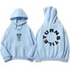 TORNACQUISTO MAI ABBASTANZA FELPA DA PALCO Hip Hop Unisex Streetwear Manica Lunga Pullover Casual con Cappuccio Stampa Grafica Merch Sudaderas