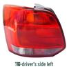 Compatible Rear Taillights and Brake Light Covers for Volkswagen Polo Hatchback (New and Old Models)