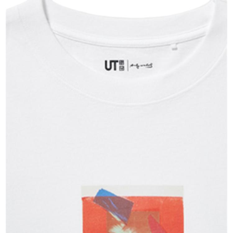 Uniqlo × Andy Warhol Collaboration Ss24 Letter Pattern Printed Short Sleeve T-Shirt Unisex T-Shirt White 469868-00
