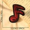 Sequin Embroidery, Musical Notes, Letter Patches, Clothing Accessories, Hats, Bags, Accessories, Embroidered Fabric Patches