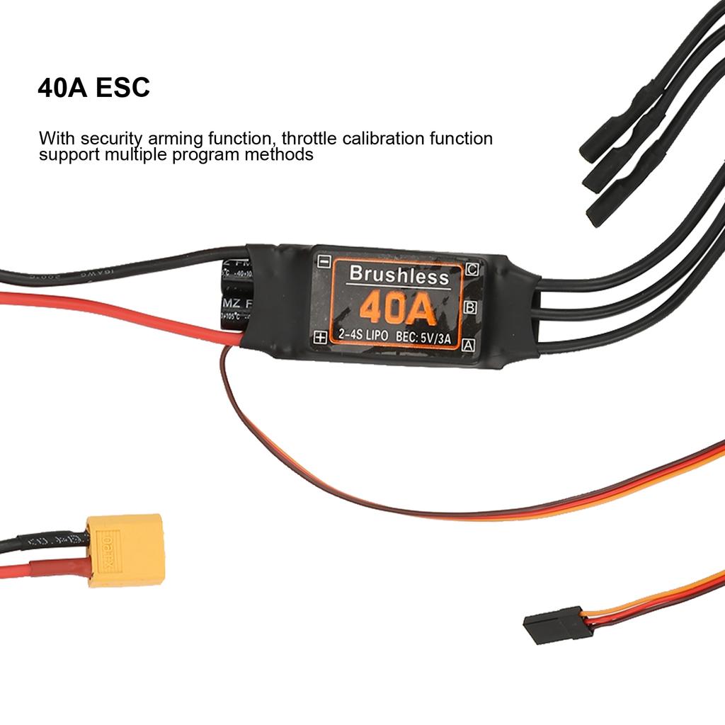 2217 KV1250 Motor 8060 Propeller Steering Engine 40A XT60 ESC for RC Helicopter