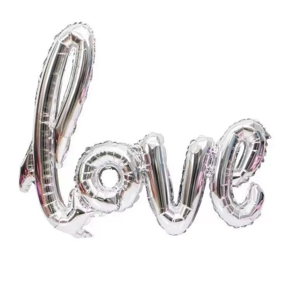 Love Heart Shaped Valentine's Day Balloon Aluminum Film Inflatable Aluminum Foil Balloons Large DIY Love Balloon