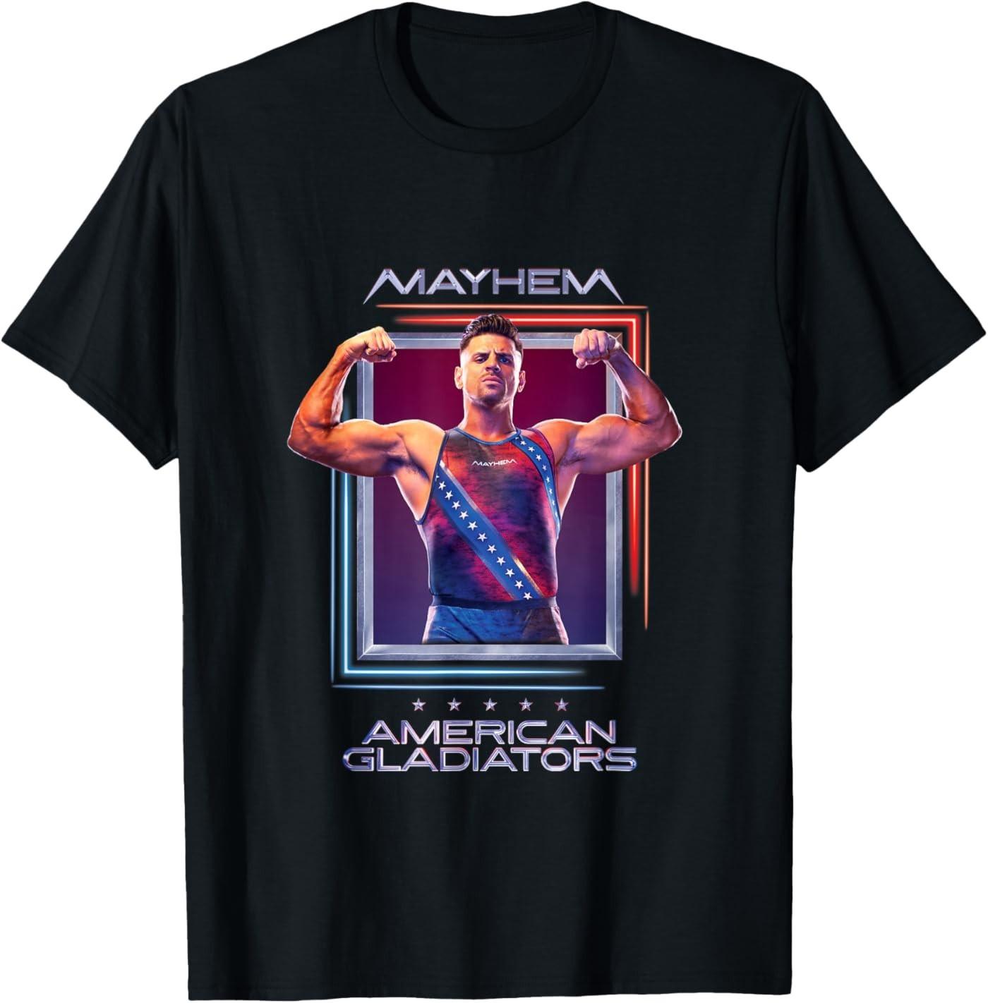 American Gladiators Mayhem Unisex T-Shirt S разноцветный