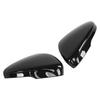 2pcs Rearview Wing Mirror Cover Cap Carbon Fiber Style Replacement for Ford Focus 2019‑2021