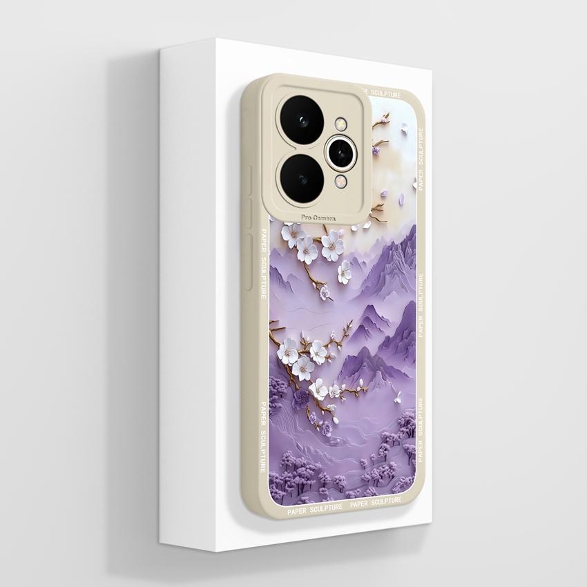 For Oppo Realme 15 16 11 10 Pro 15T 15X 11X Phone Case Pretty Crystal Butterfly Patterns Fashion Shell Smooth Liquid Silicone Premium Protective Cover